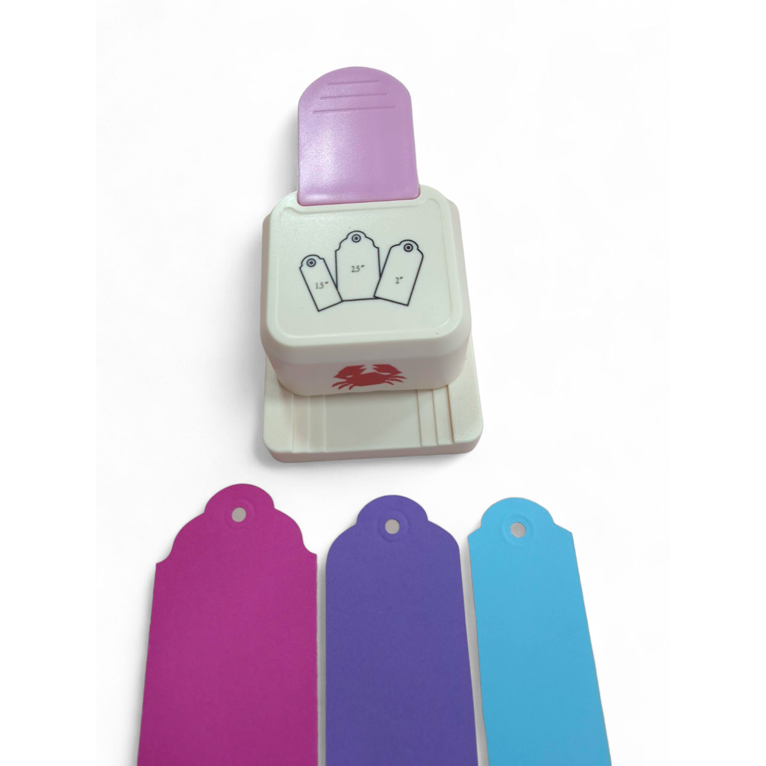 Perforadora Etiquetas Redondeadas 3 en 1