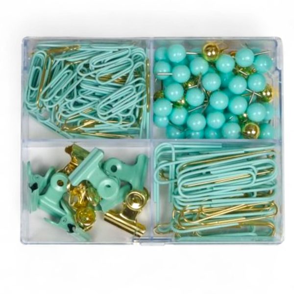 Set Clips & Pins Grande Colores Pastel