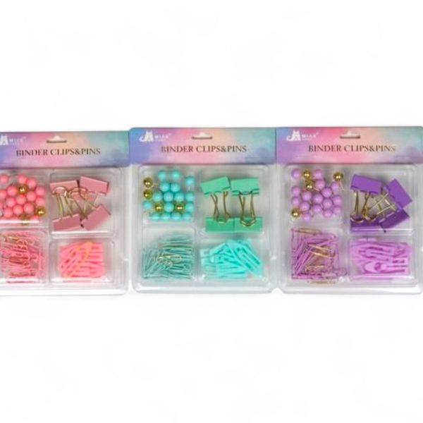 Set Clips & Pins Pequeño