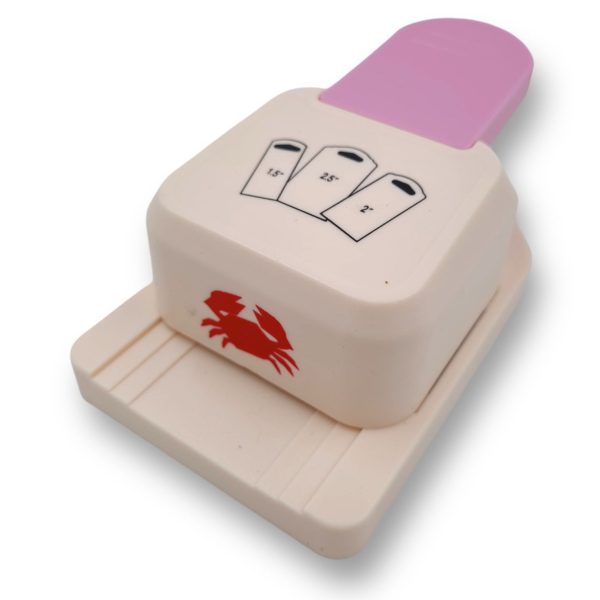 Perforadora Etiquetas Exhibición 3 en 1