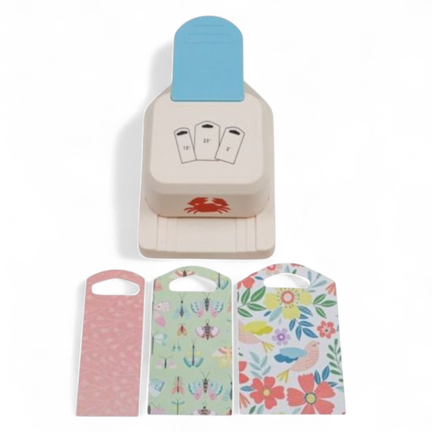 Perforadora Etiquetas Exhibición 3 en 1