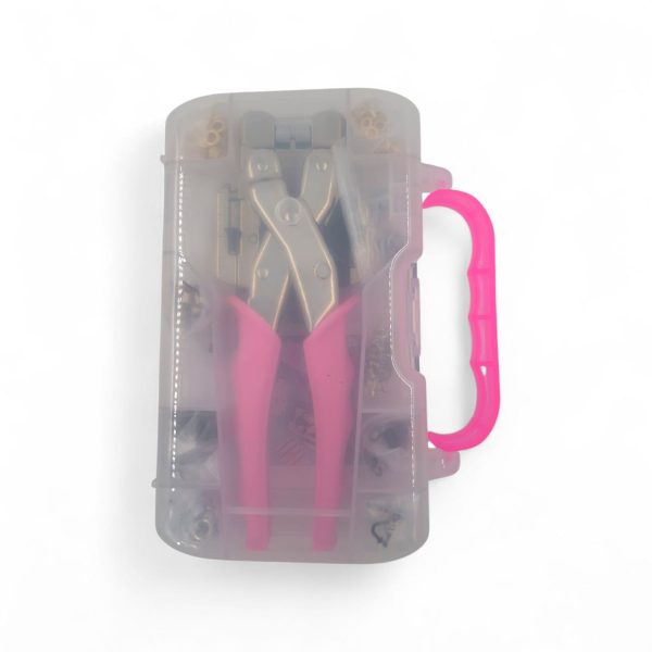 Cropadile Perforadora de Ojales con Estuche + 160 Ojales