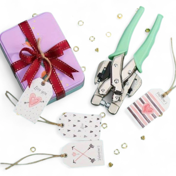 Cropadile Perforadora de Ojales con Estuche + 160 Ojales