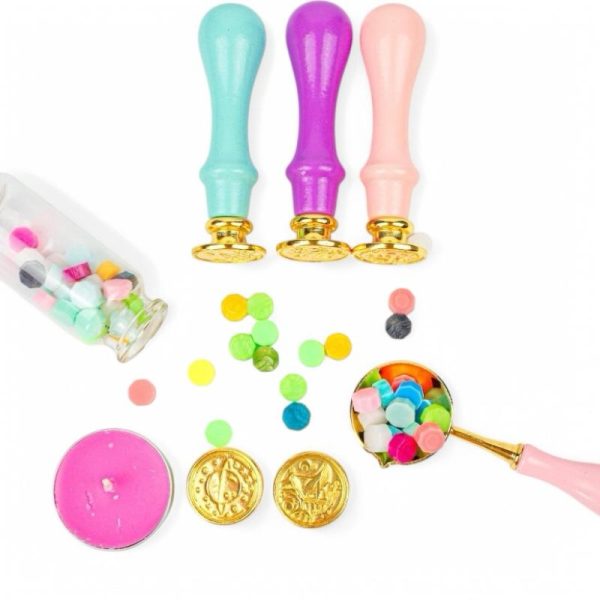 Set de Sellos de Lacre Color Pastel