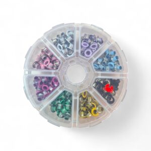 Set Ojales 5mm x240 Unidades (8 Colores)