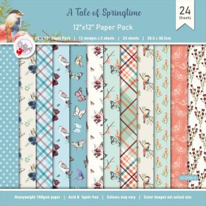 Set de Papeles x24 "A Tale of Springtime"