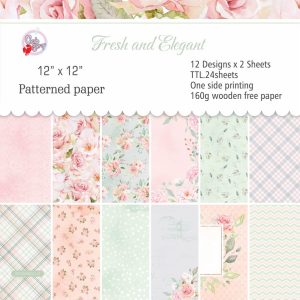 Set de Papeles x24 "Fresh and Elegant"