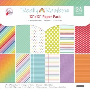 Set de Papeles x24 "Really Rainbow"