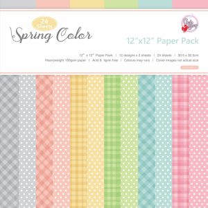 Set de Papeles x24 "Spring Colors"