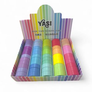 Caja Cintas Washi Surtido Básicos x60 Unds