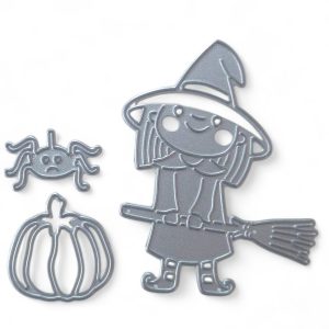 Troquel Brujita Halloween