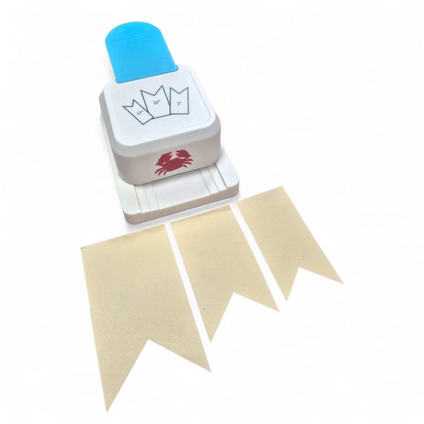 Perforadora Etiquetas 3 en 1 Banderines