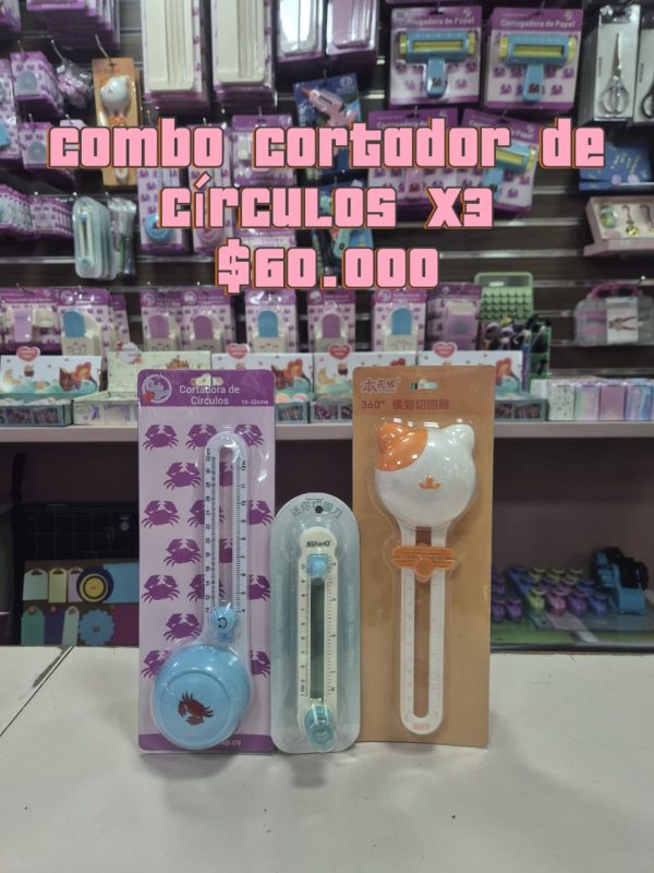 Combo Cortador de Círculos x3