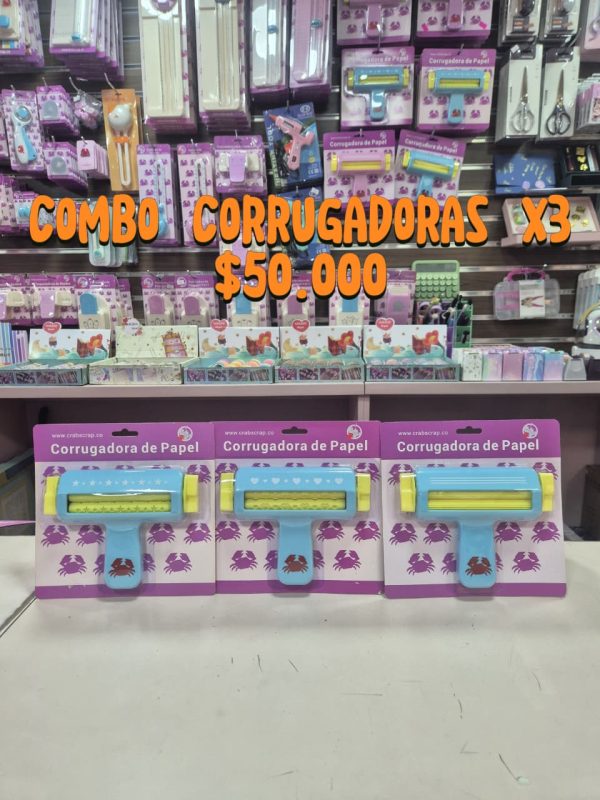 Combo Corrugadoras x3