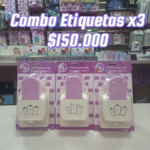 Combo Etiquetas x3