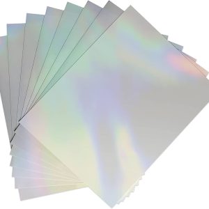 Papel Holográfico Adhesivo Imprimible Inkjet - Liso