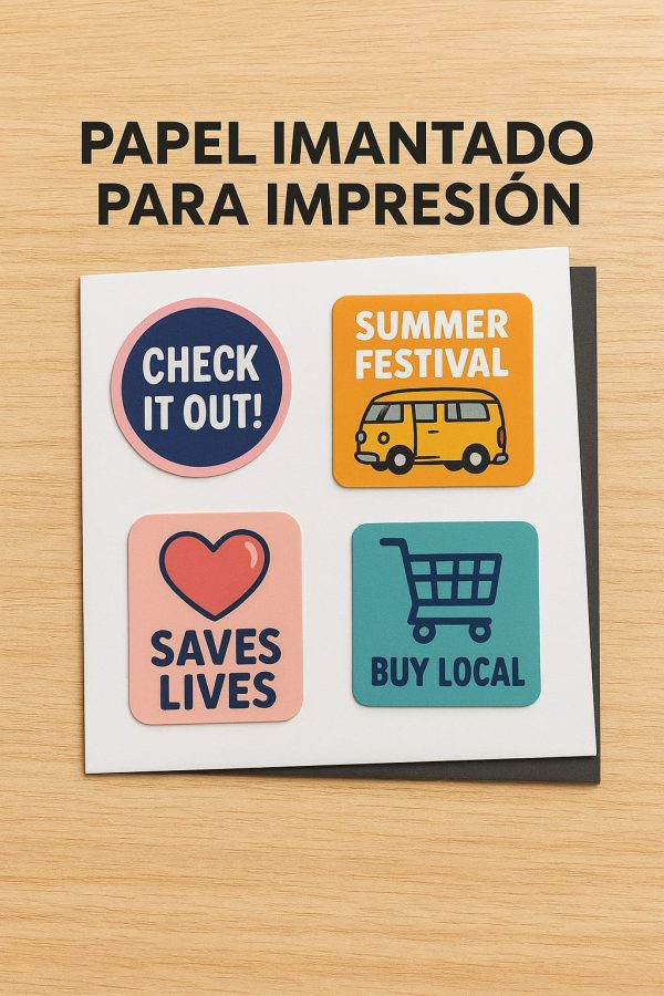 Papel Imantado para Impresión Inkjet A4